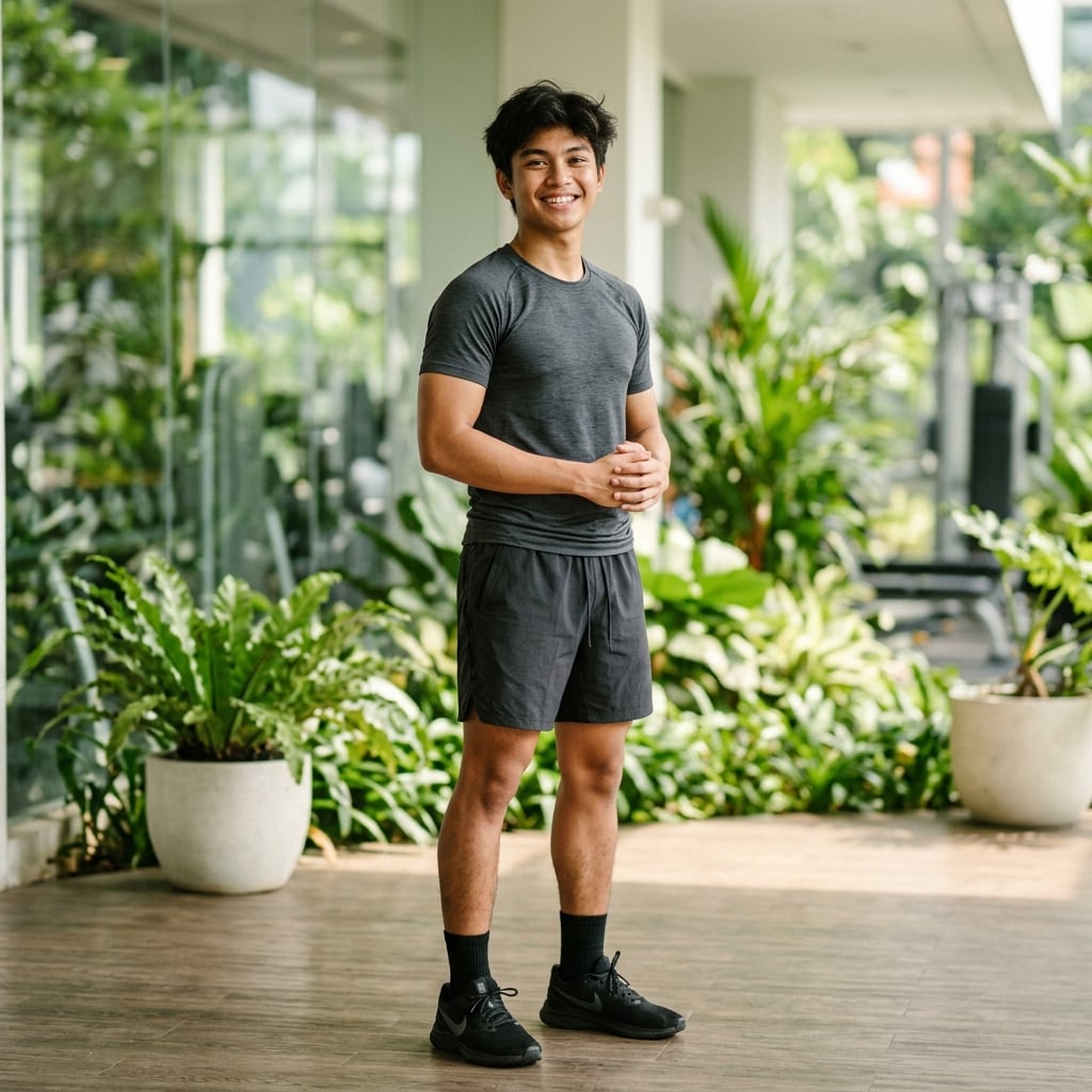 Foto Joshua dari komunitas FitDok